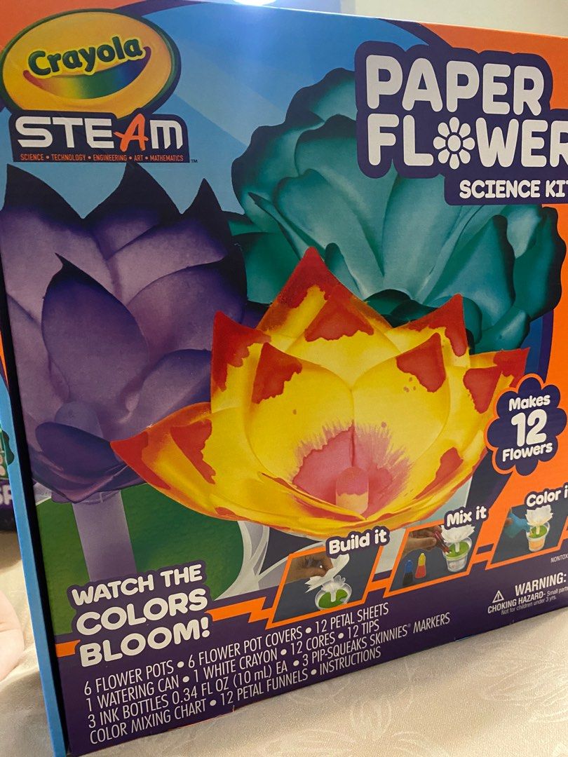 Crayola STEAM - Paper Flower Science Kit