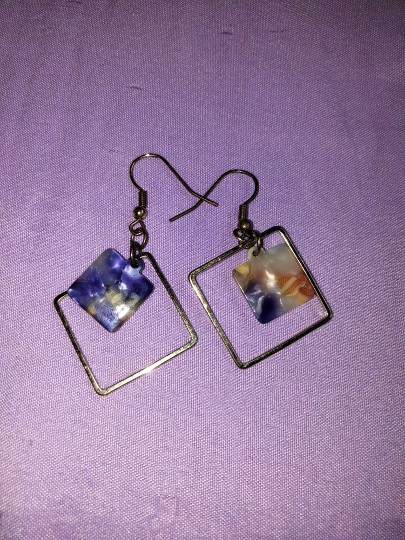 Geometric drop clearance earrings