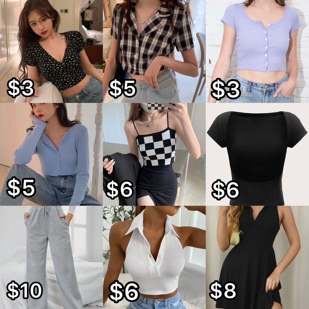 cute clothes, Women's Fashion, Tops, Other Tops on Carousell