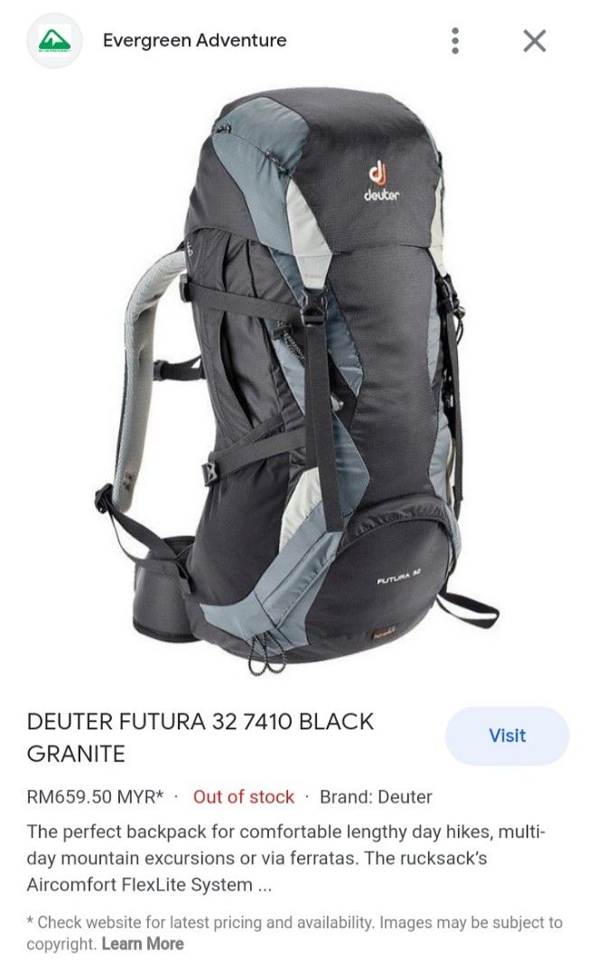 Deuter aircomfort futura top 32