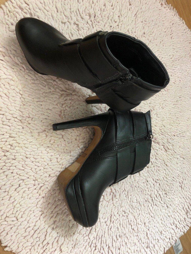 Diesel ankle boots with zipper and buckles on Carousell