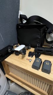 Dji Spark 套裝（連袋，兩電，搖控，記憶卡，後備翼）
