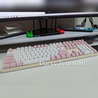 Docky Zero 9180 機械鍵盤 中文紅軸 芝芝桃桃
