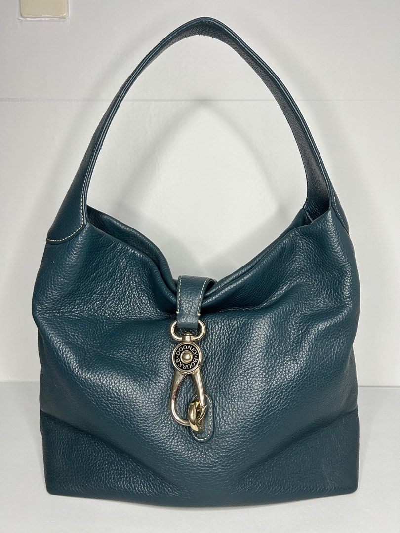 Dooney & bourke belvedere logo lock hotsell shoulder bag
