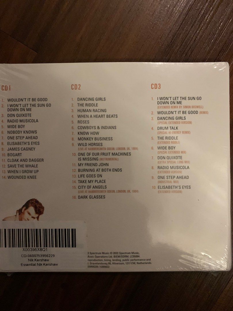 Essential Nik Kershaw 3cd set, Hobbies & Toys, Music & Media, CDs
