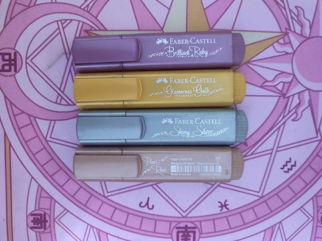 Faber Castell Glitter Highlighter Pen on Carousell