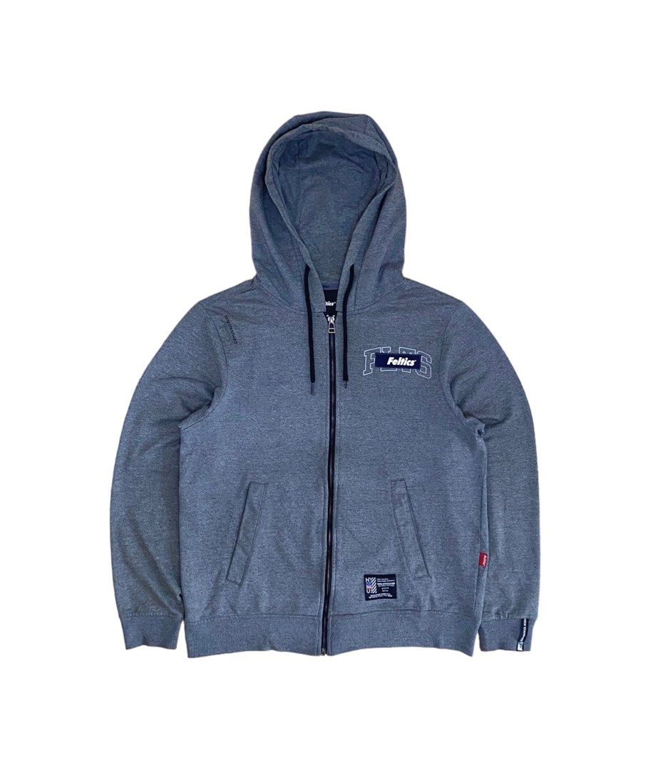 HOODIE FELTICS AUTHENTIC GREY SIZE M PIT 20 25 Men s Fashion