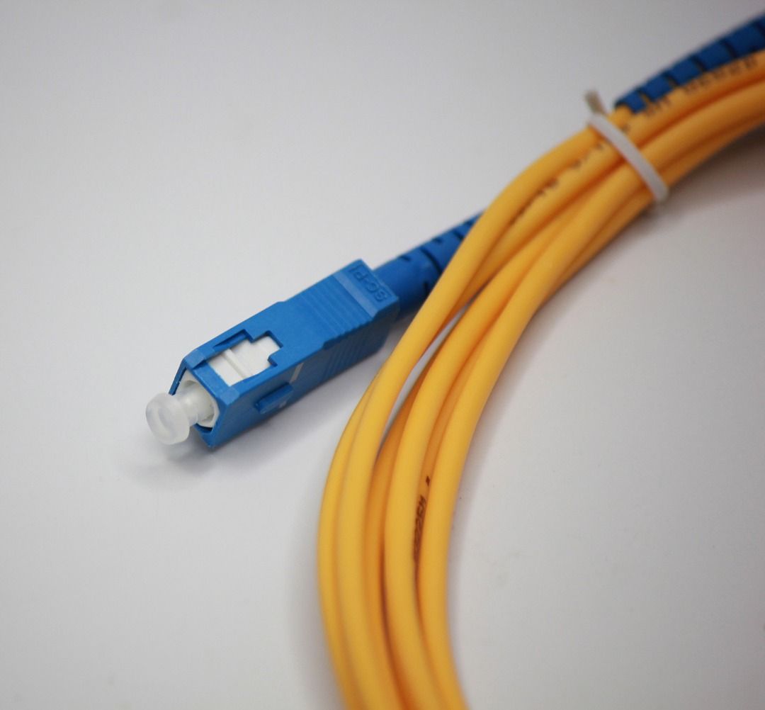 FIBER OPTIC PATCH CORD CABLE SC/UPC to SC/UPC (BLUE to BLUE) SINGLE
