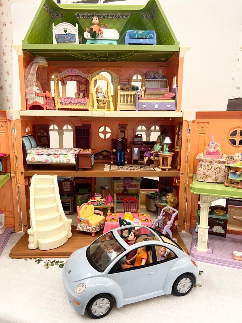 Fisher price loving family hot sale grand dollhouse super set