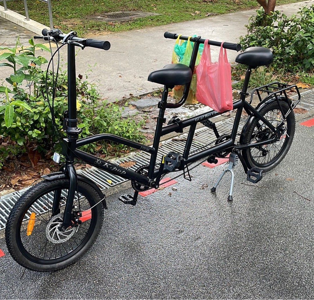 Fold up tandem bike hot sale