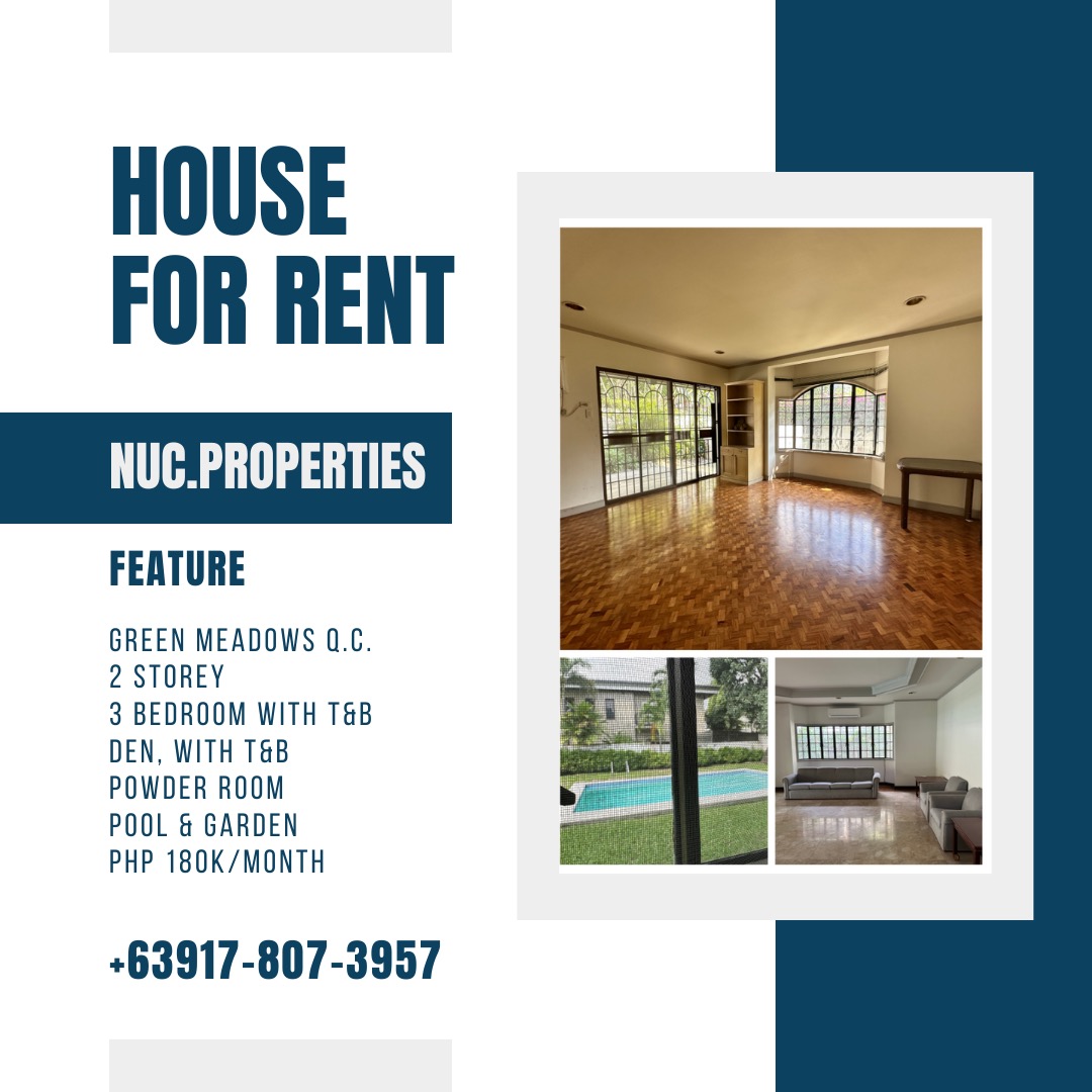 For RENT 2 Storey with Pool and Garden, Property, Rentals, Townhouse on ...