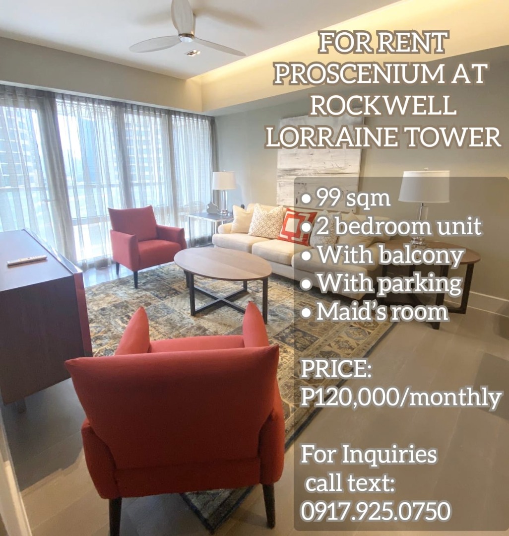 FOR RENT THE PROSCENIUM AT ROCKWELL LORRAINE TOWER, Property, Rentals ...