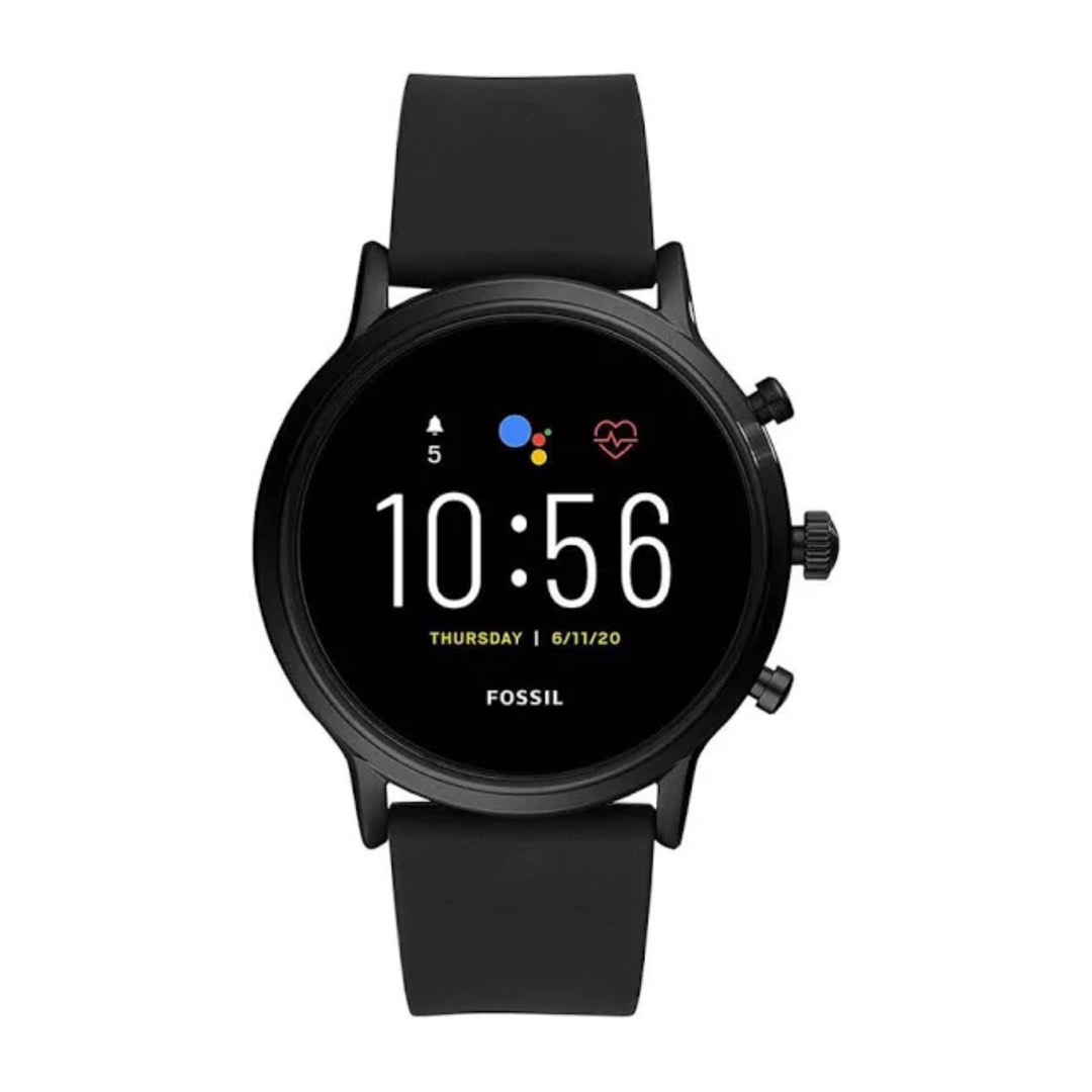 Fossil Carlyle HR Gen 5 Smart Watch 44mm (Stainless steel with black