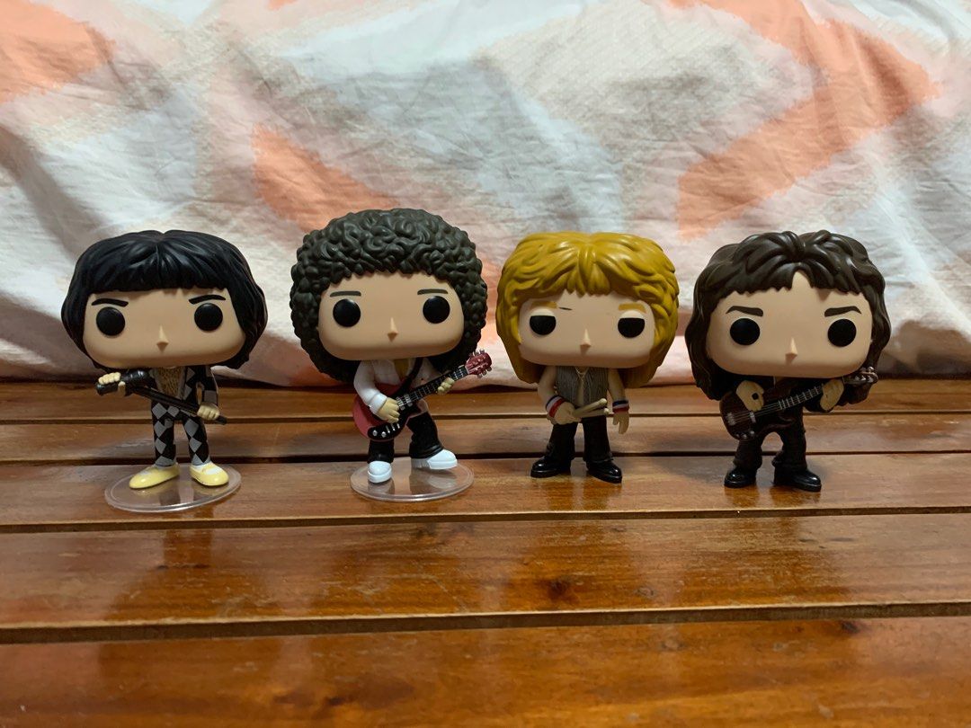 Funko Pop Queen Band OOB Freddie Mercury Brian May Roger