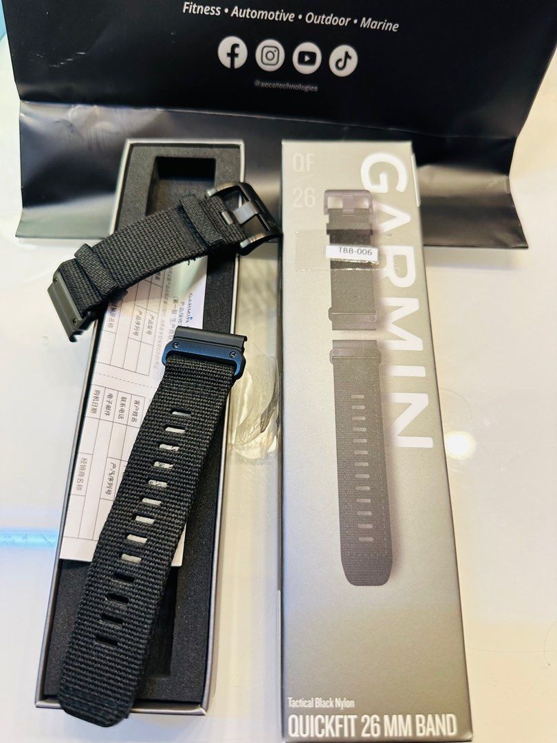 格安販売中 ガーミン QuickFit 26mm Tactical Black Nylon | www