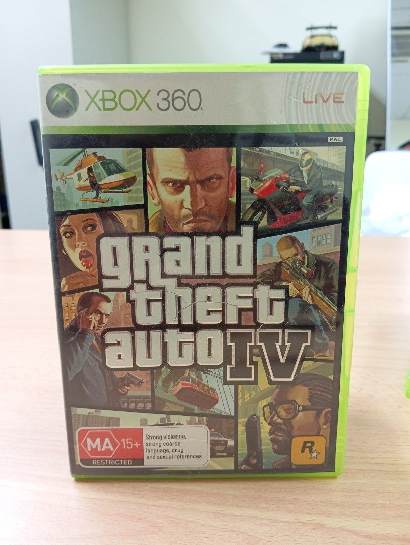 Grand Theft Auto IV (XBox 360), Video Gaming, Video Games, Xbox on