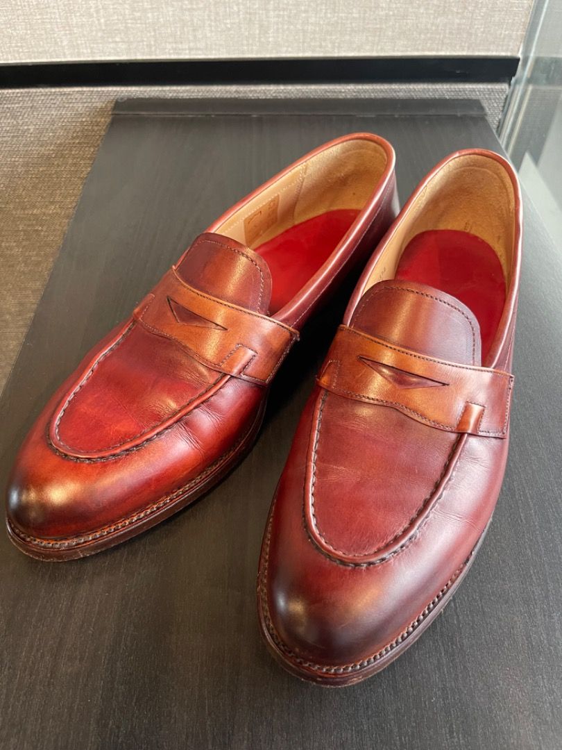 Grenson Lloyd leather loafers in UK11