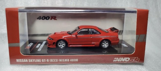 GTR R33 400R Nissan Nismo- Inno64 1:64 - 非Kyosho Tarmac, 興趣及