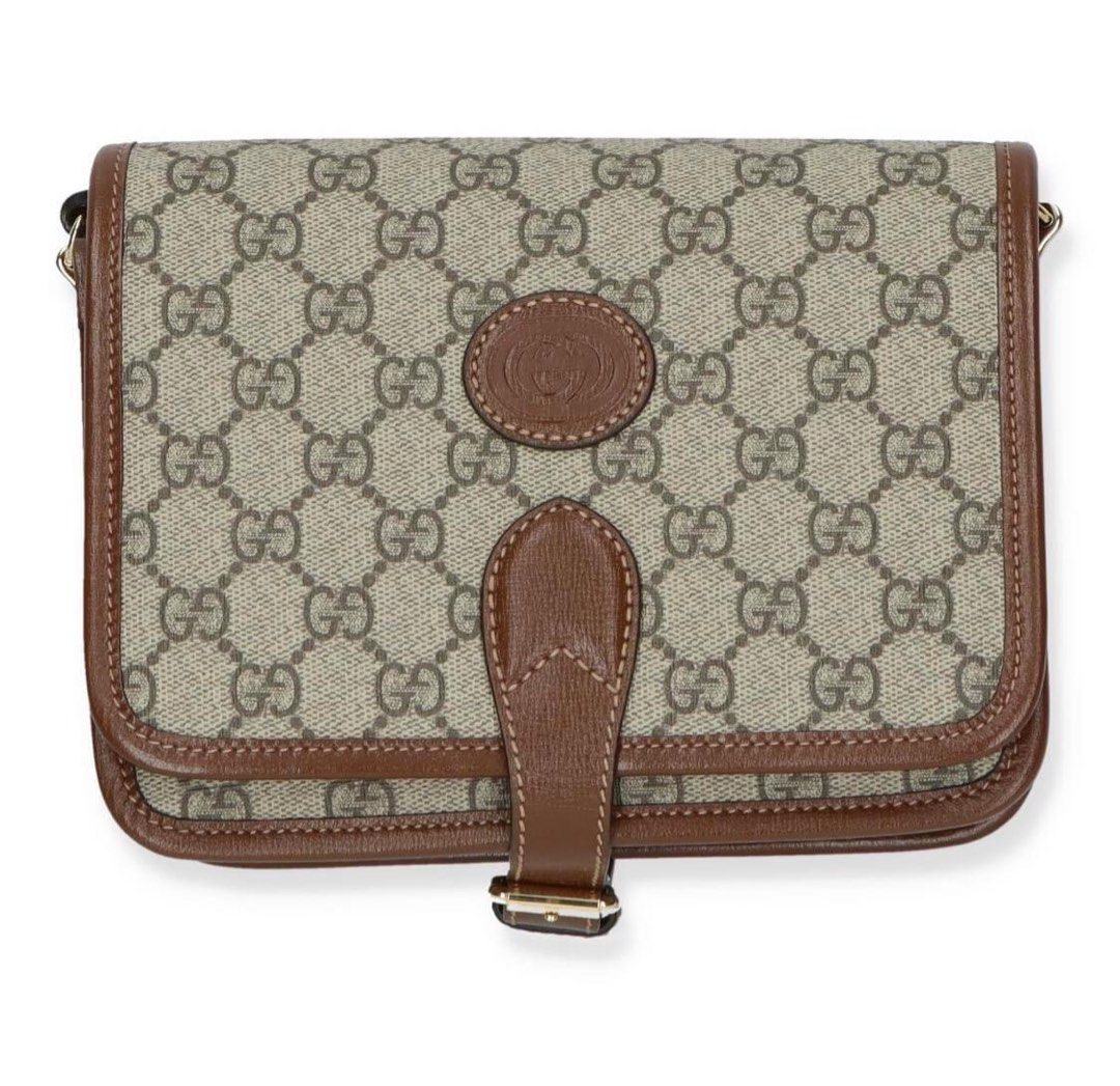 Gucci GG Supreme Interlocking Mini Canvas Sling Bag (Category: Luxury Bags & Wallets) located in Manila. Submitted by bagislifeshop (Listing ID 1252954732, Image 2). Description: 100% Authentic Gucci GG Supreme Interlocking Mini Canvas Sling Bag Condition: 9/10 Like New Comes with Standard Dustbag .