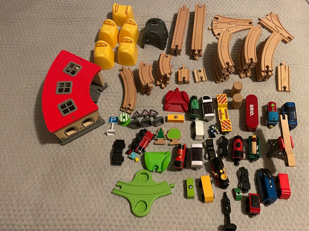 hape train set in a box