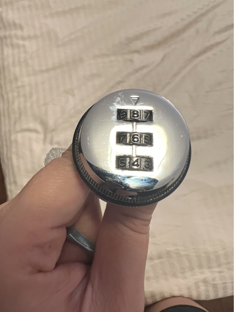 HDB Mailbox keyless digit lock silver 20mm, Furniture & Home Living