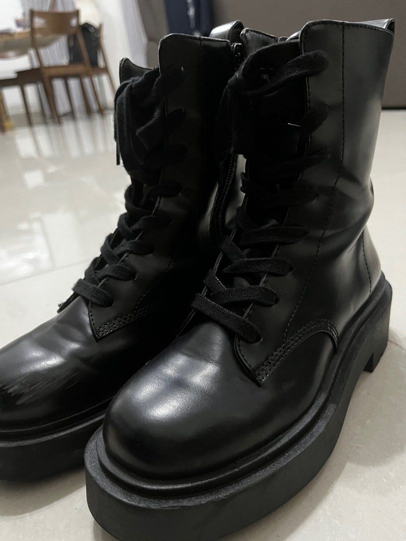 H&m top combat boots