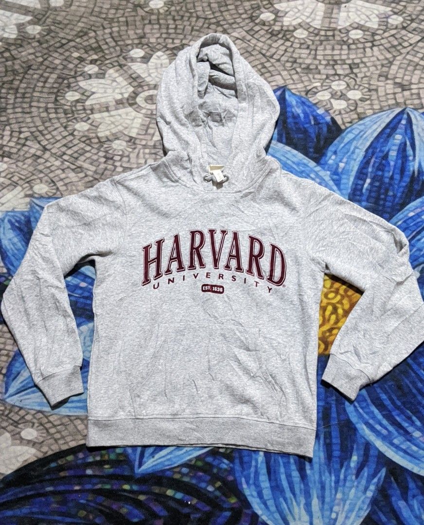 H M Harvard University pullover hoodie Women s Fashion Coats