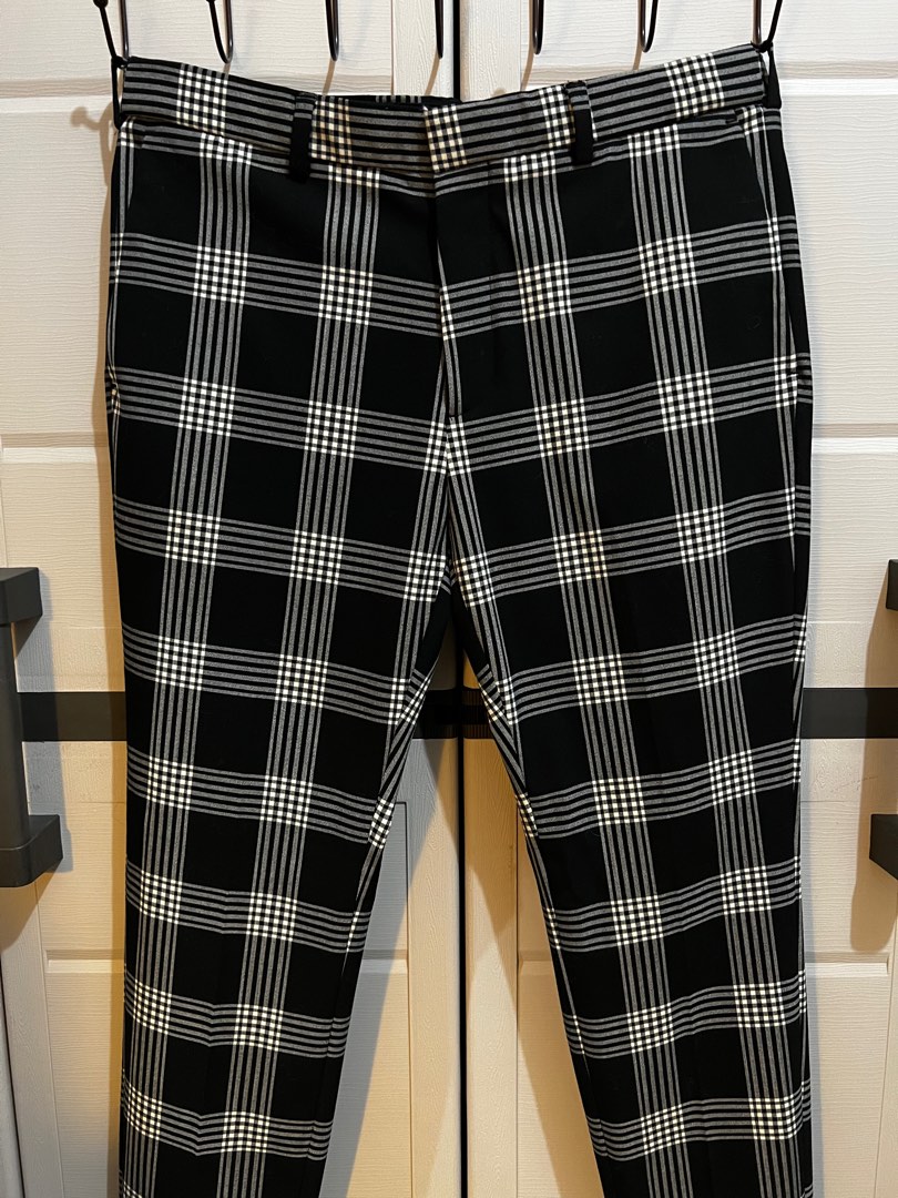 H&m plaid pants mens best sale