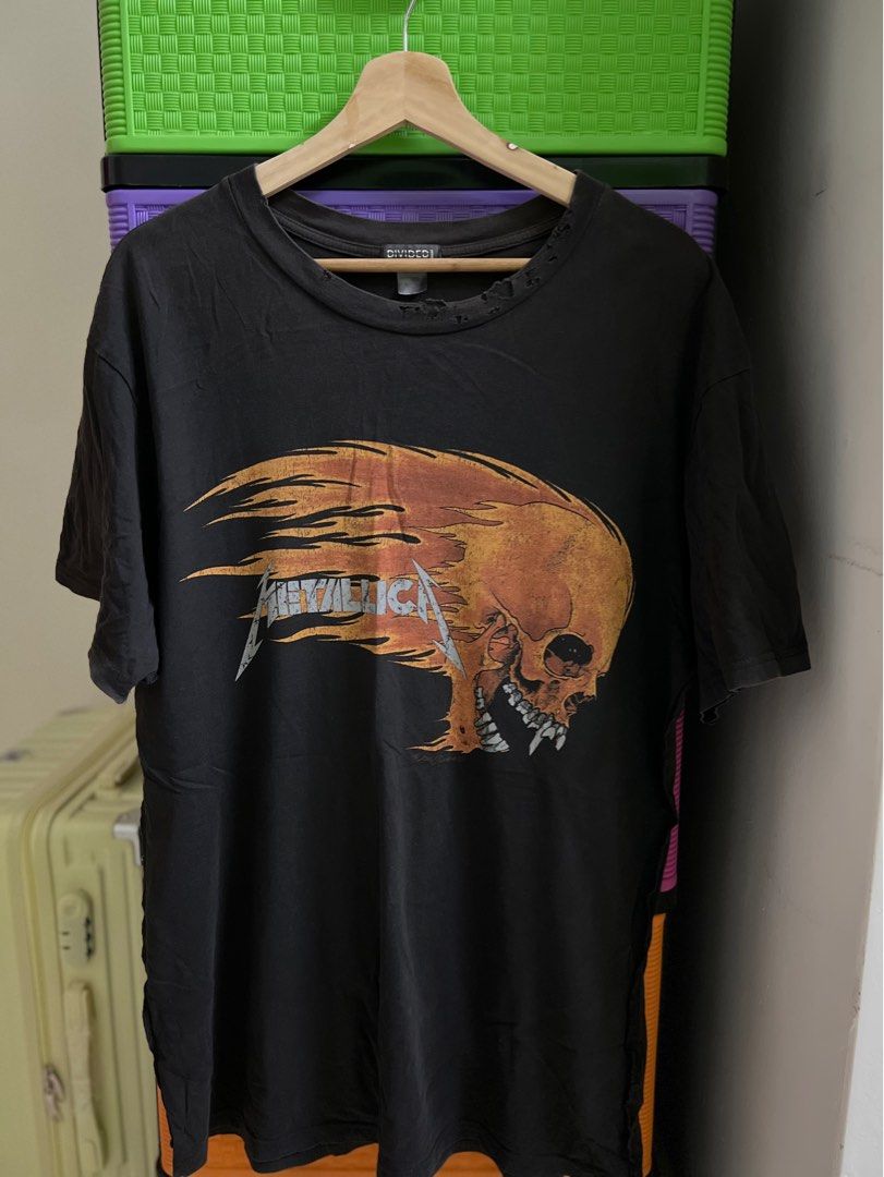 T shirt metallica top h&m