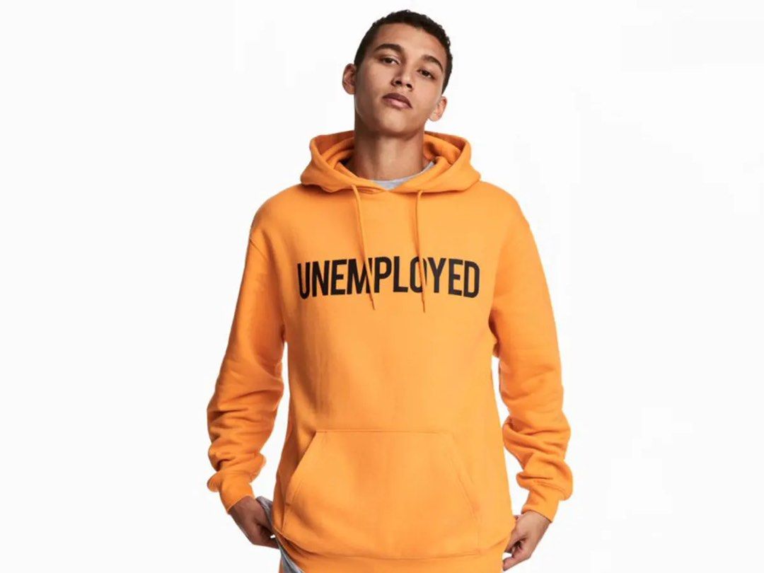 Yellow unemployed hoodie 2025