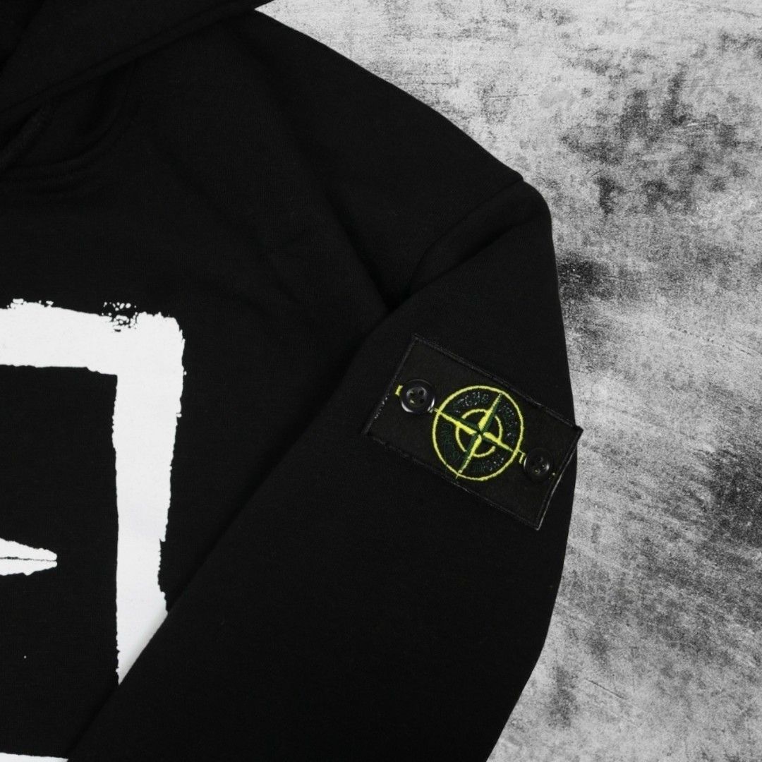 Stone island box logo new arrivals