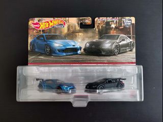 Hot Wheels 2 pack Pandem Subaru BRZ & Lexus RC F GT3