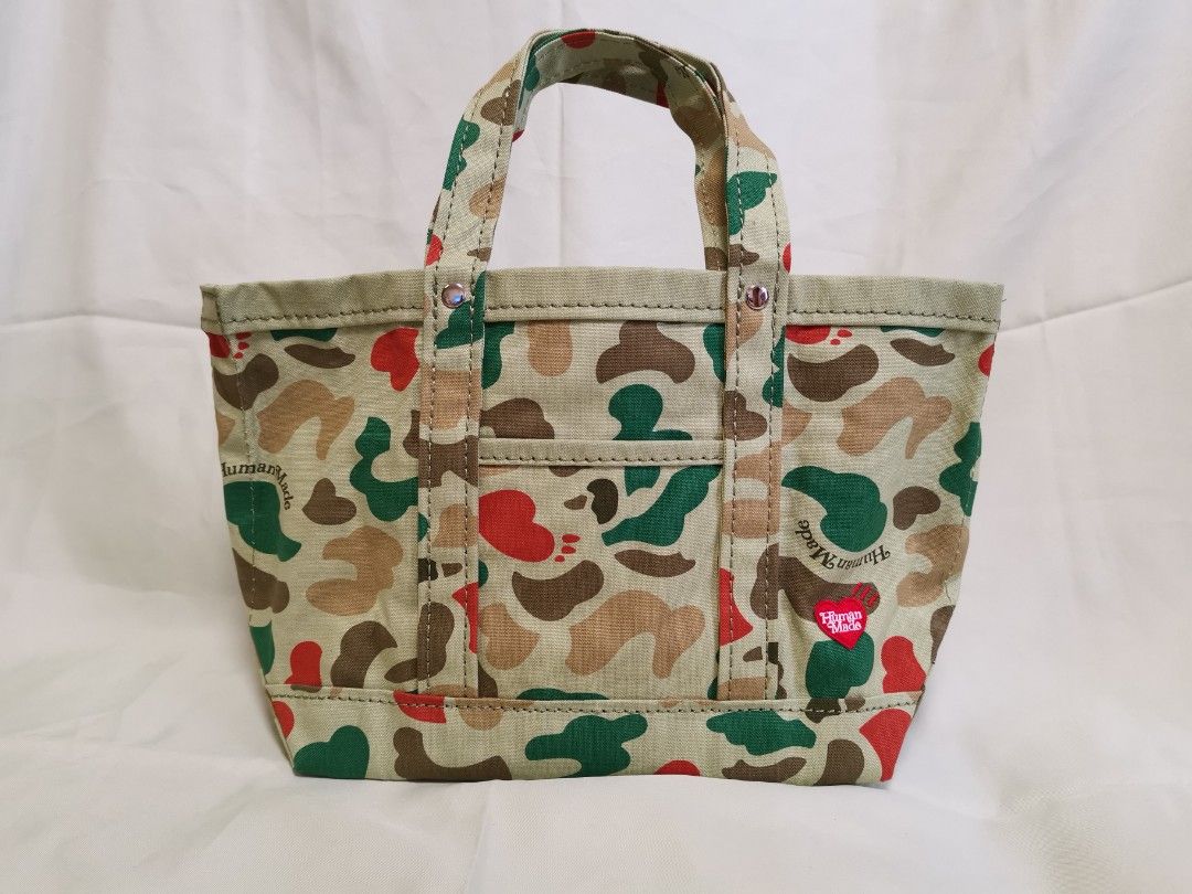 HUMAN MADE GDC HEART CAMO TOTE BAG SMALL-