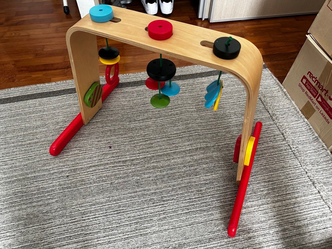 Ikea wooden play on sale gym