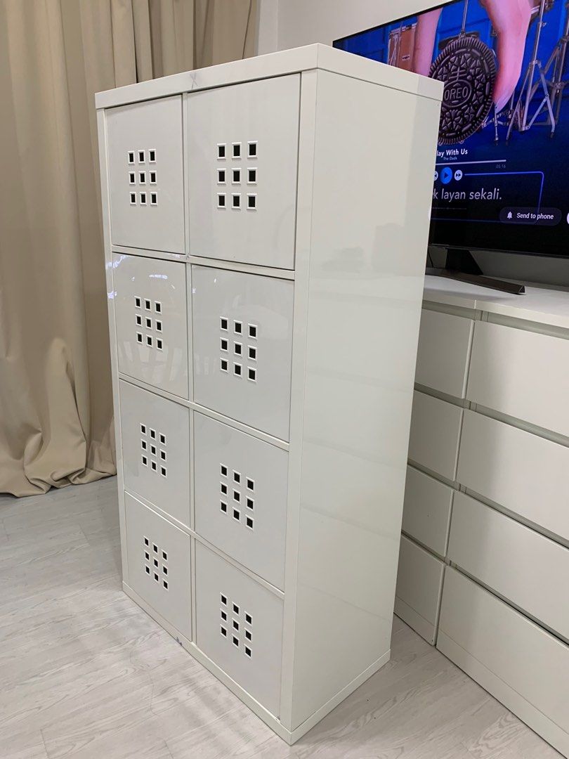 White gloss top filing cabinet ikea