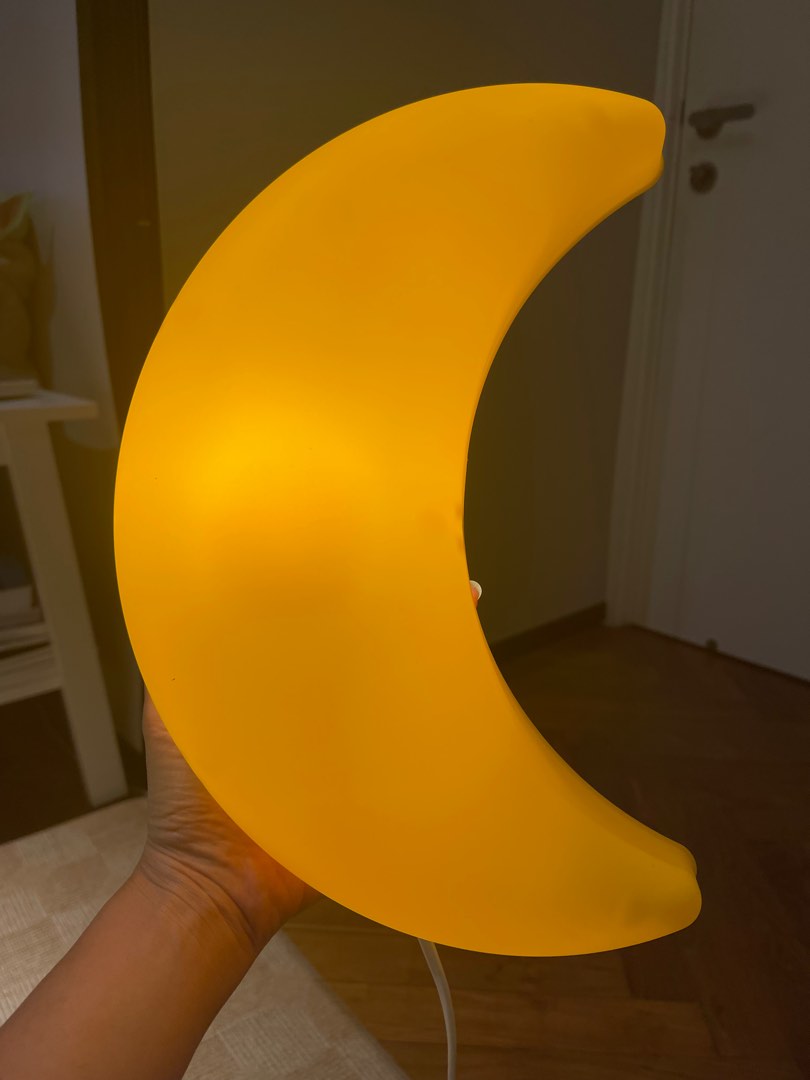 Ikea moon night light, Furniture & Home Living, Lighting & Fans