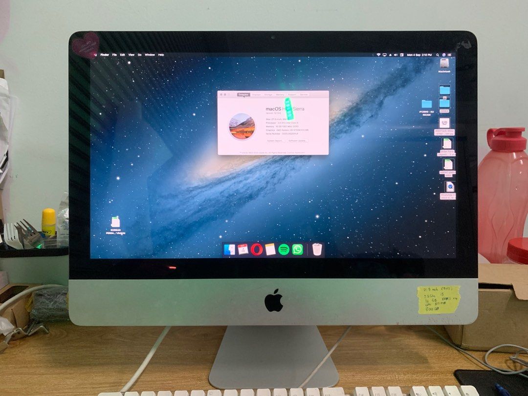 Apple iMac 2011 21.5-inch 16gbHDD500GB解像度 - デスクトップ型PC