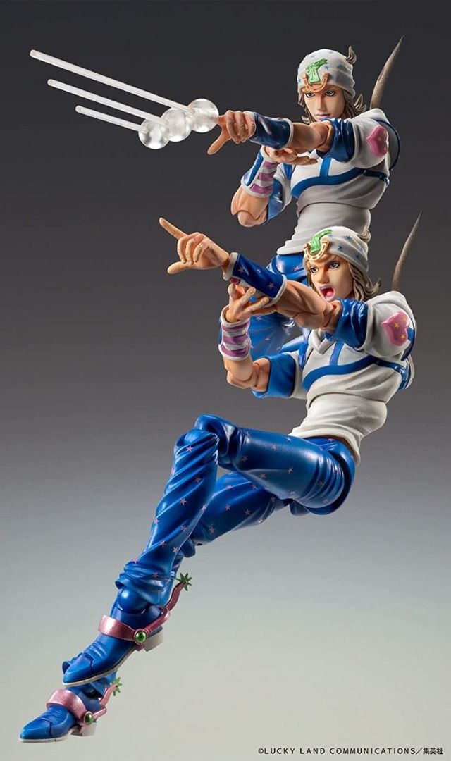 (INSTOCK) Medicos Super Action Statue Johnny Joestar Figure (JoJo's