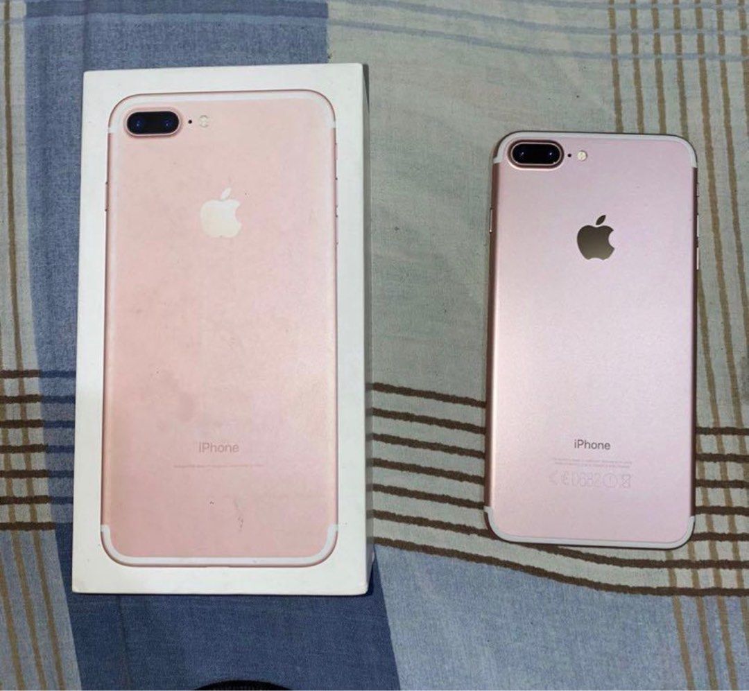 Iphone 7 plus 128GB (Category: iPhone 7 Series) located in Cavite. Submitted by toni_stark (Listing ID 1252899608, Image 1). Description: NEGOTIABLE DM lang may box pa and orig earphone.