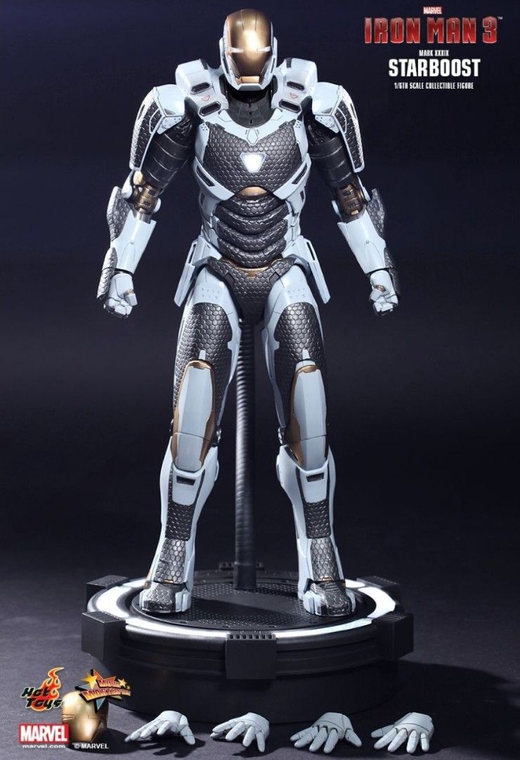 Iron Man系列」全新HOT TOYS MMS214 MARVEL IRON MAN 3 STARBOOST MARK