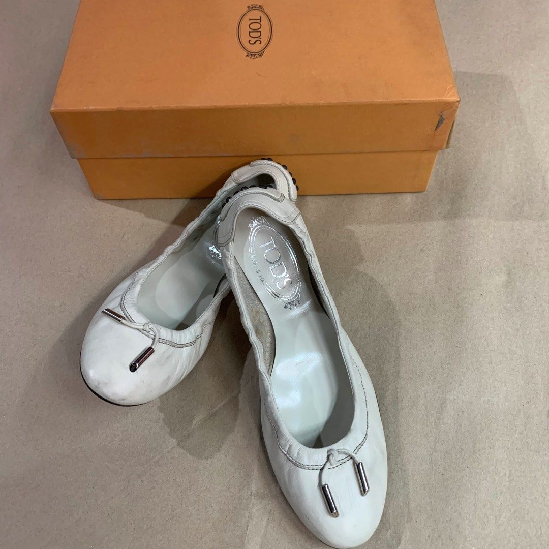 Tods ballet flats best sale