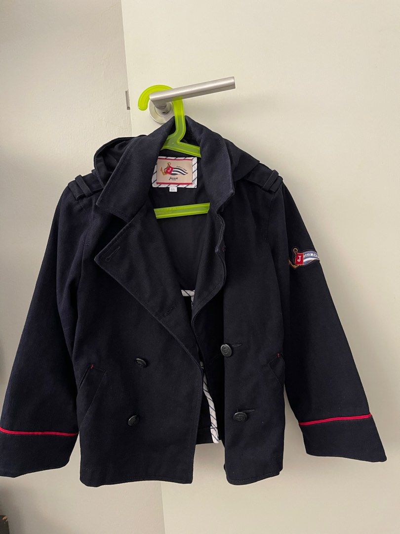 Jacadi jacket (Category: Babies & Kids Fashion) located in Singapore. Submitted by dbgywjd (Listing ID 1252895821, Image 1). Description: Very good condition Size 120-135cm .