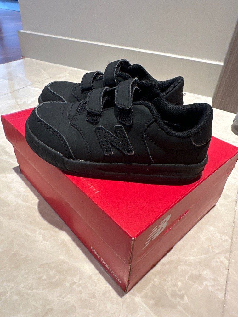 Kids black shoes New balance