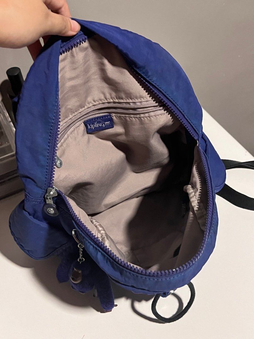 RUSH Kipling city mini backpack (Category: Backpacks) located in Taytay. Submitted by zdeclut (Listing ID 1252894959, Image 3). Description: Condition 9/10 A little discolouration pero maganda pa din overall Bought in SM MOA for almost 8k Personal fav 🤍.