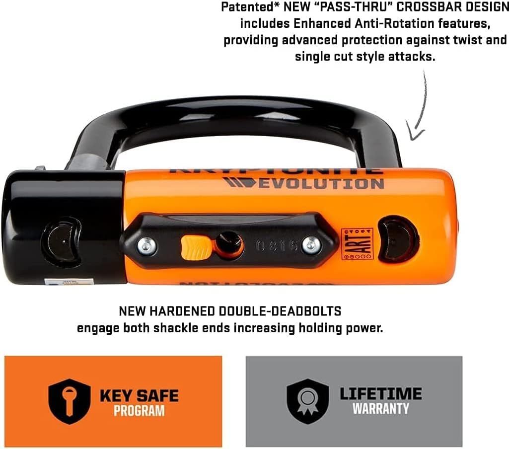 Kryptonite Evolution 11 14mm U Lock with FlexFrame U Bracket Sports Equipment Bicycles Parts Parts Accessories on Carousell