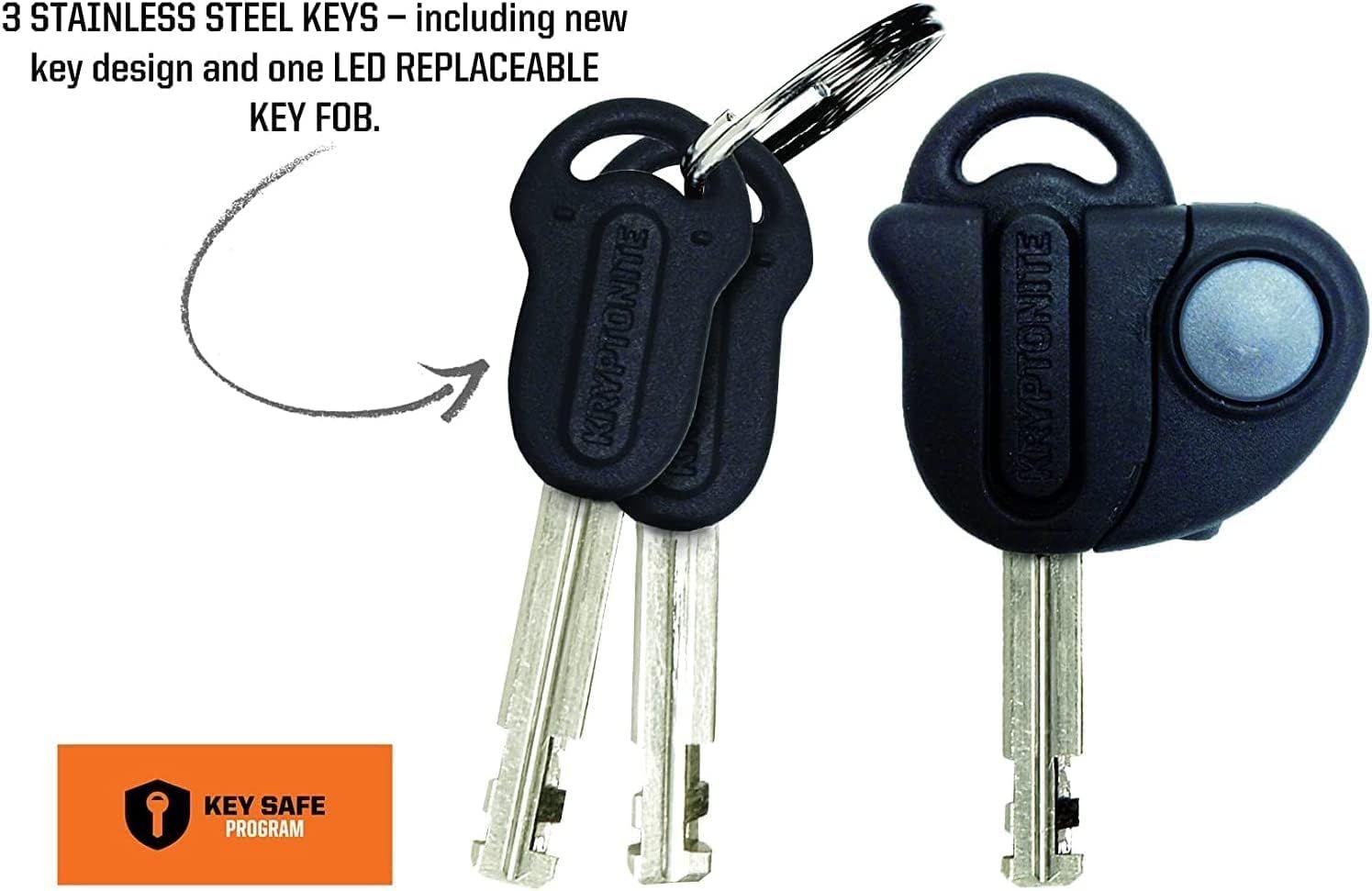 Kryptonite Evolution 11-14mm U-Lock with FlexFrame-U Bracket (Category: Parts & Accessories) located in Singapore. Submitted by justgooddeal (Listing ID 1252872273, Image 5). Description: 14mm Hardended Max Performance Steel Shackle Resists Hand Tools, Bolt Cutters, and Leverage Attacks.Note: Measure your door's backset, cross bore and thickness to ensure you find the right fit. Interior Locking Dimensions; 4" x 9" Key Safe Program; Kryptonite wi