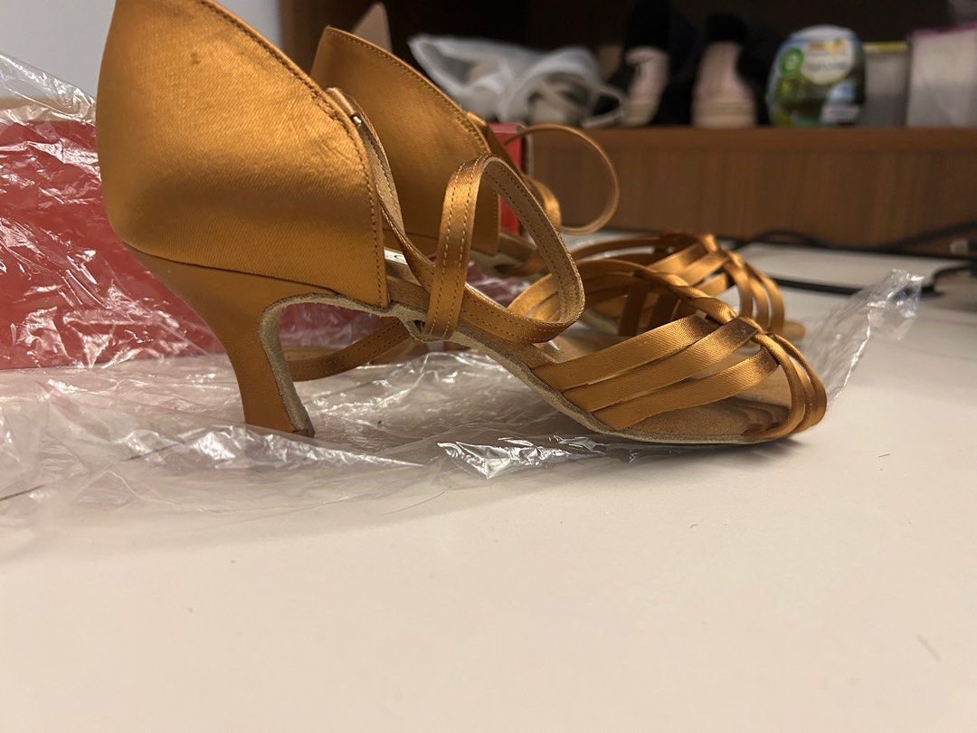 Latin Dance Shoes Heels Women s Fashion Footwear Heels on Carousell