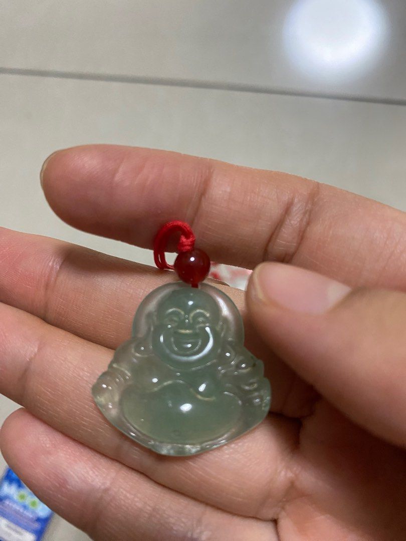 Laughing Buddha jade pendant necklace Women s Fashion Jewelry