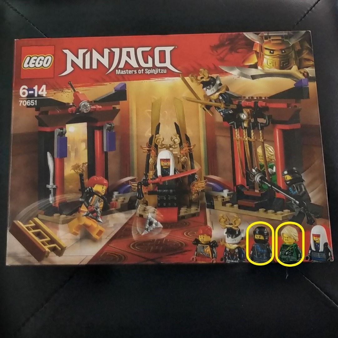 Lego 70651 Ninjago Masters of Spinjitzu Throne Room Showdown