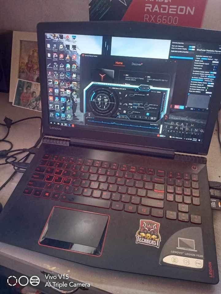 LENOVO LEGION Y520 (Category: Laptops & Notebooks) located in Leyte. Submitted by vertusso (Listing ID 1252880511, Image 2). Description: Core i7 7700 HQ GTX 1050 Ti 16 GB ram 256GB m.2 nvme 1TB SSHD HIGHLY NEGOTIABLE! Offer lang.